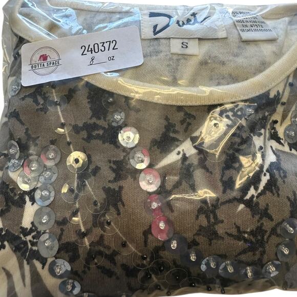 Vintage Duet Sequin Adorned Casual T-Shirt - Picture 7 of 7